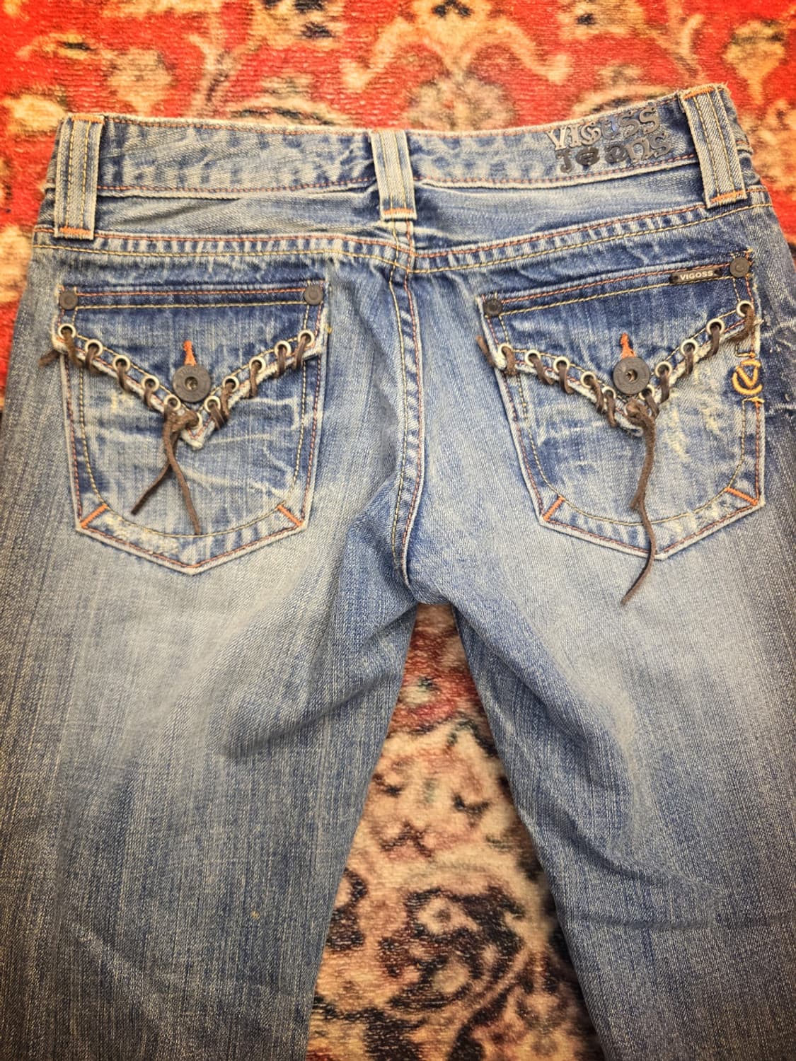 비고스(VIGOSS)로우 라이즈 부츠컷 데님팬츠 상품이미지7