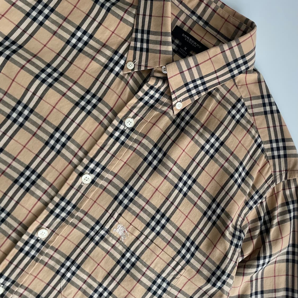 Burberry  버버리 크레스트 자수 노바체크 셔츠 상품이미지2