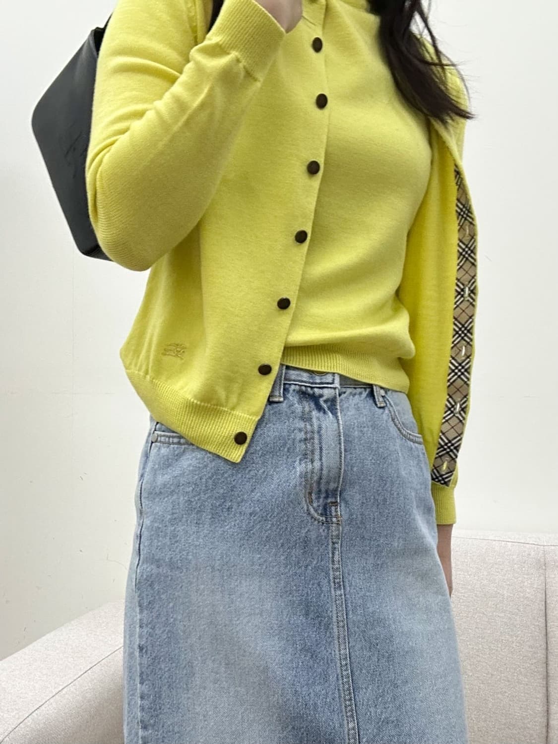 burberry / 버버리 터틀넥 울 니트+가디건 세트  상품이미지6