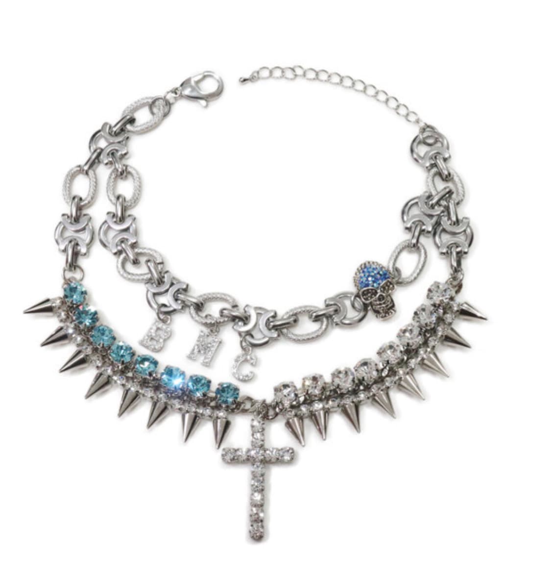 베이비메탈클럽 트윙클 스컬 목걸이 상품이미지1