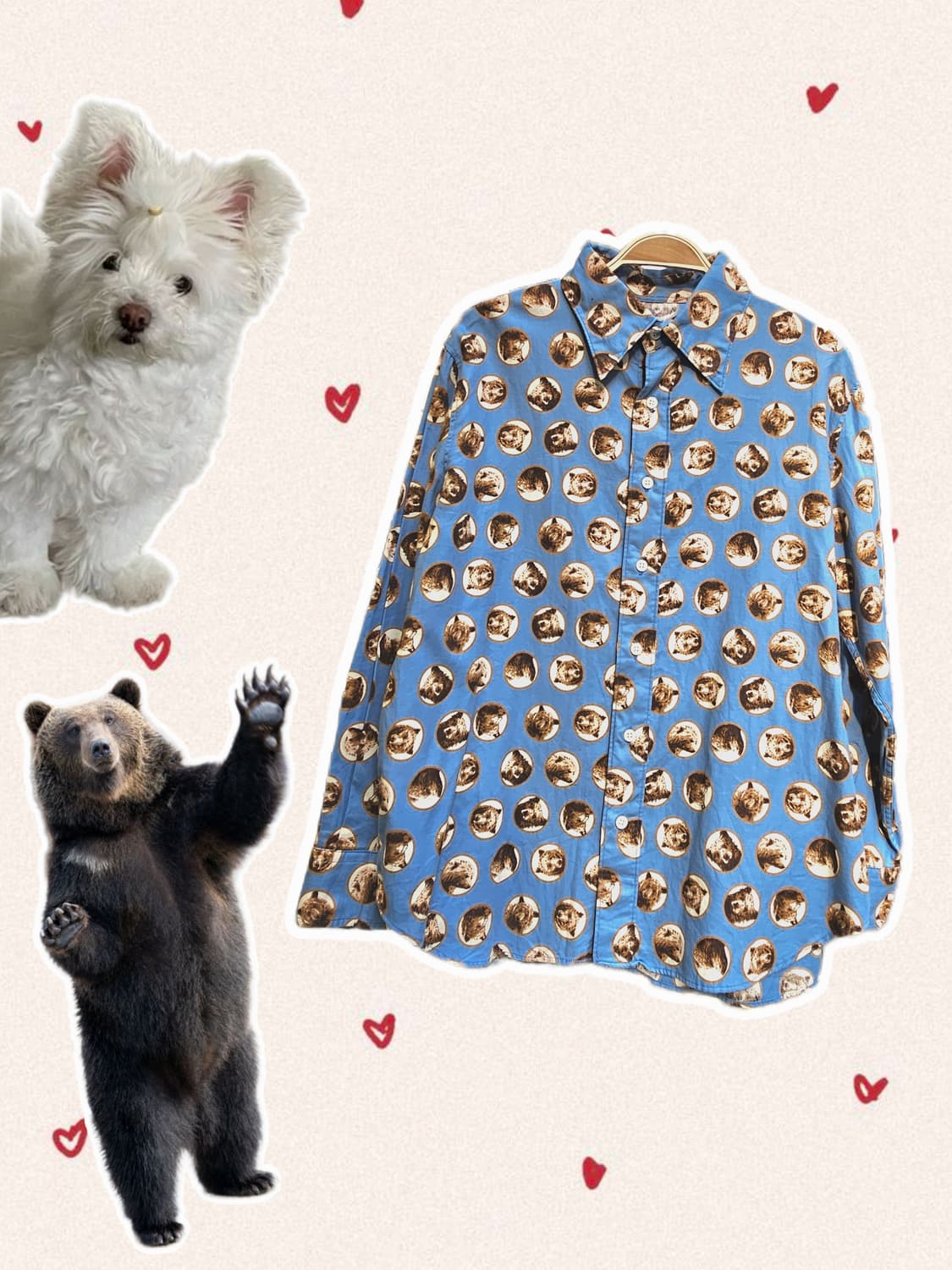 90's Junko Shimada 패턴 셔츠 상품이미지1