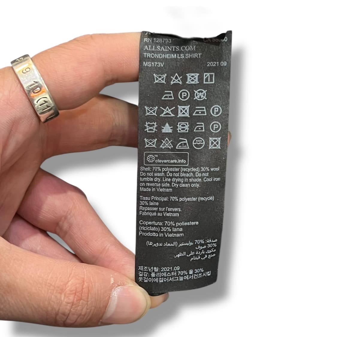  올세인츠 투포켓 카라 자켓 y14289 상품이미지9