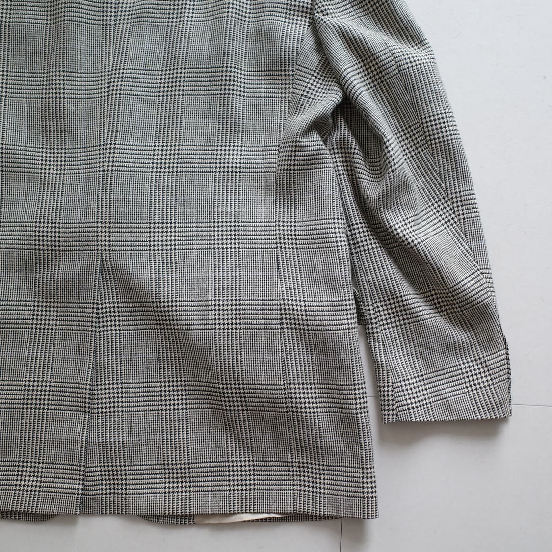 90s 타미힐피거 MADE IN USA 빈티지 체크 블레이저 44L 상품이미지9