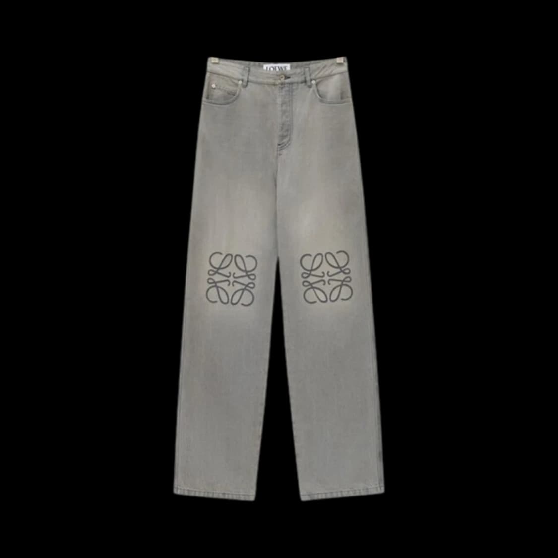 로에베 아나그램 데님 그레이 팬츠 상품이미지1