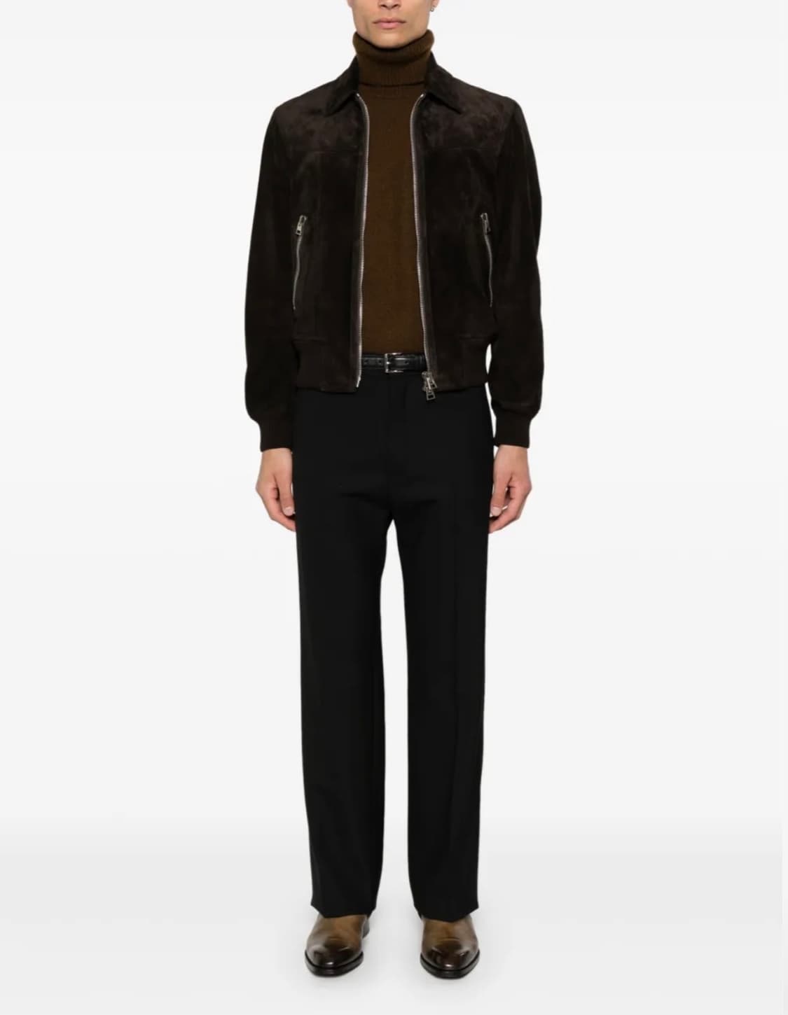 (A/56) / 톰포드 스웨이드 트러커 블루종 자켓 상품이미지10