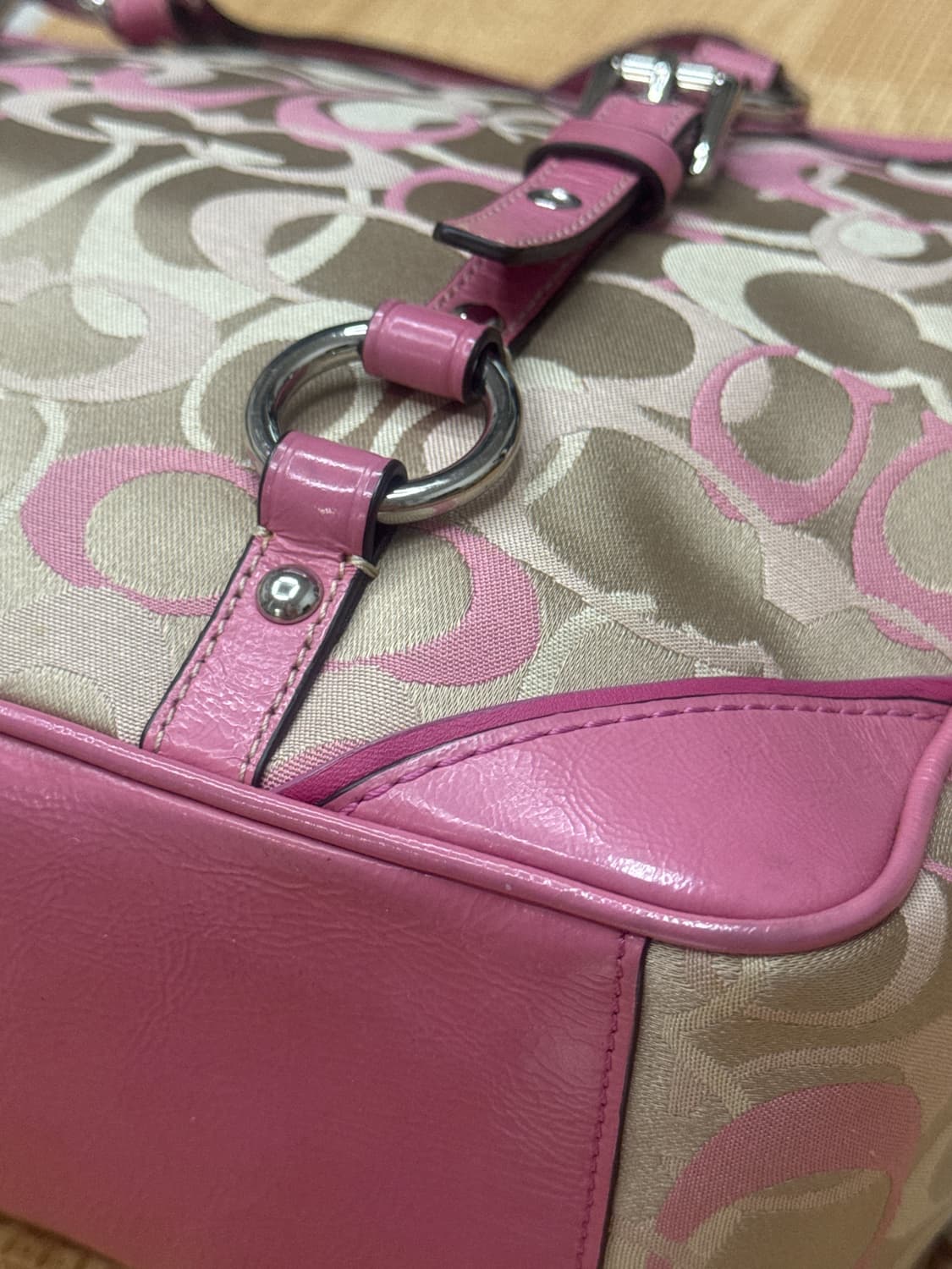 Coach pink tote bag 상품이미지8