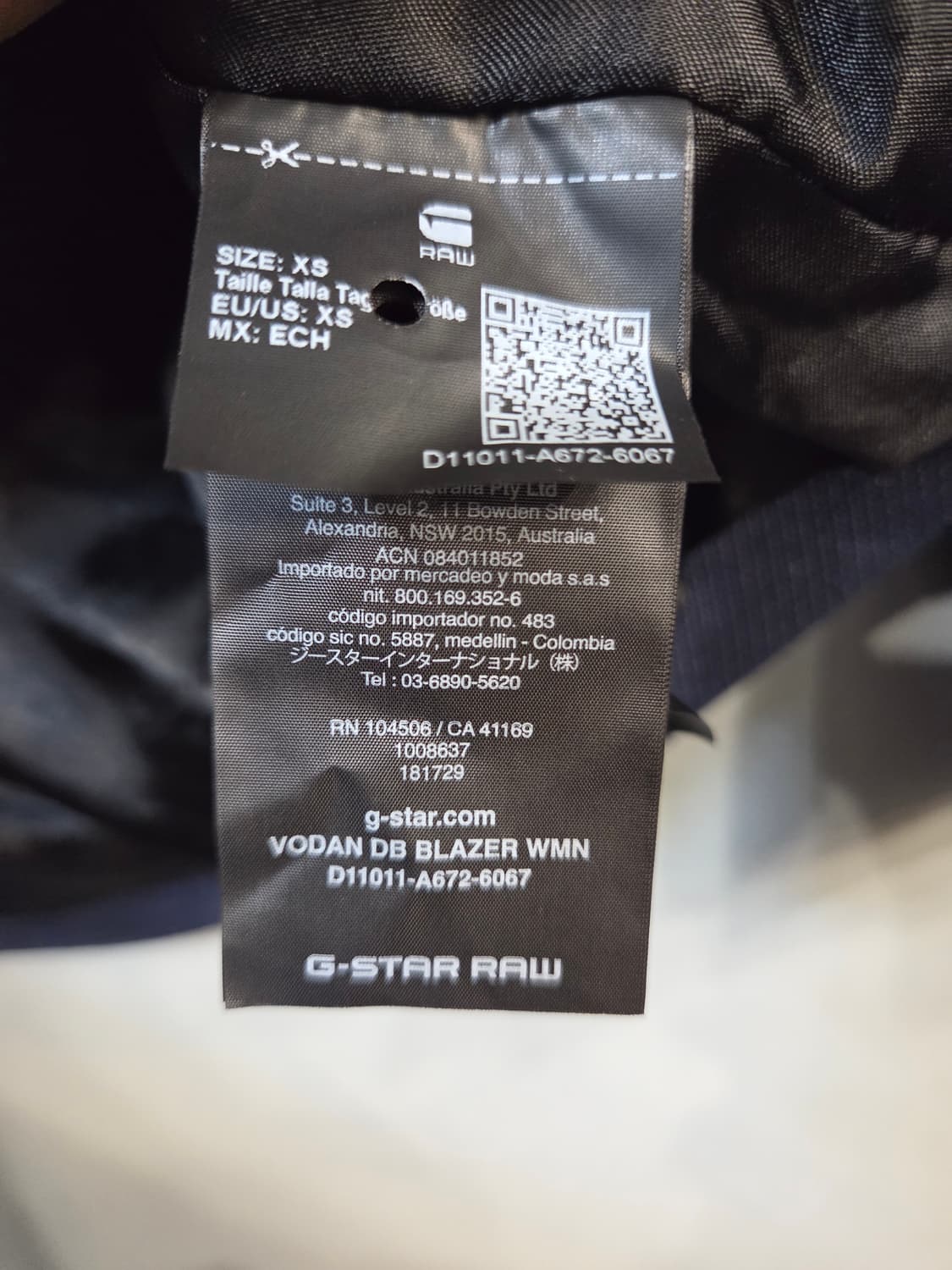 G-Star RAW 네이비 더블 브레스트 블레이저 XS 상품이미지6