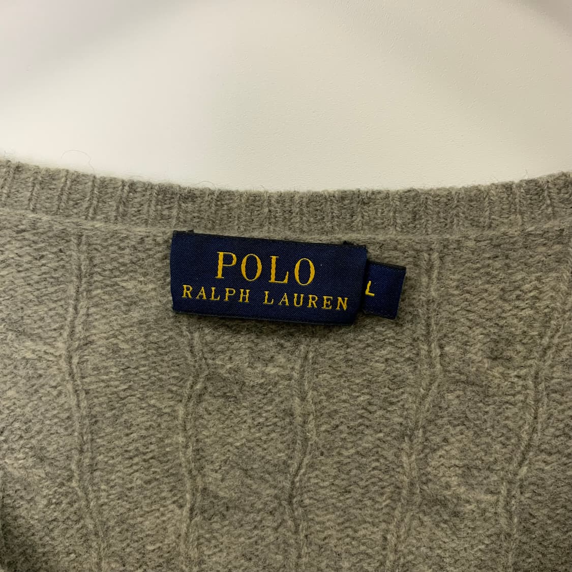 폴로 랄프로렌 신형 꽈배기 브이넥 니트 상품이미지5