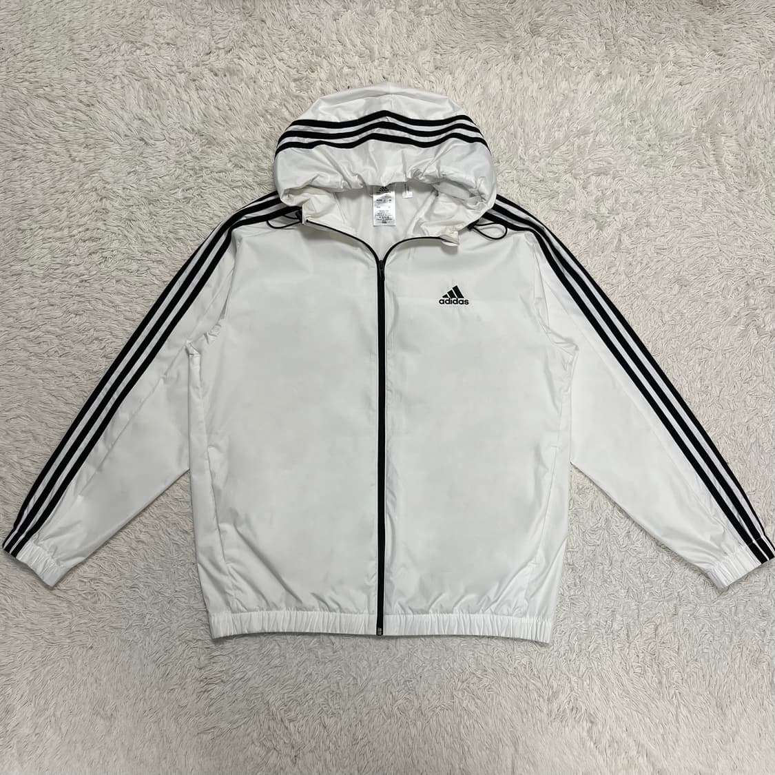 Adidas white windbreaker 상품이미지4