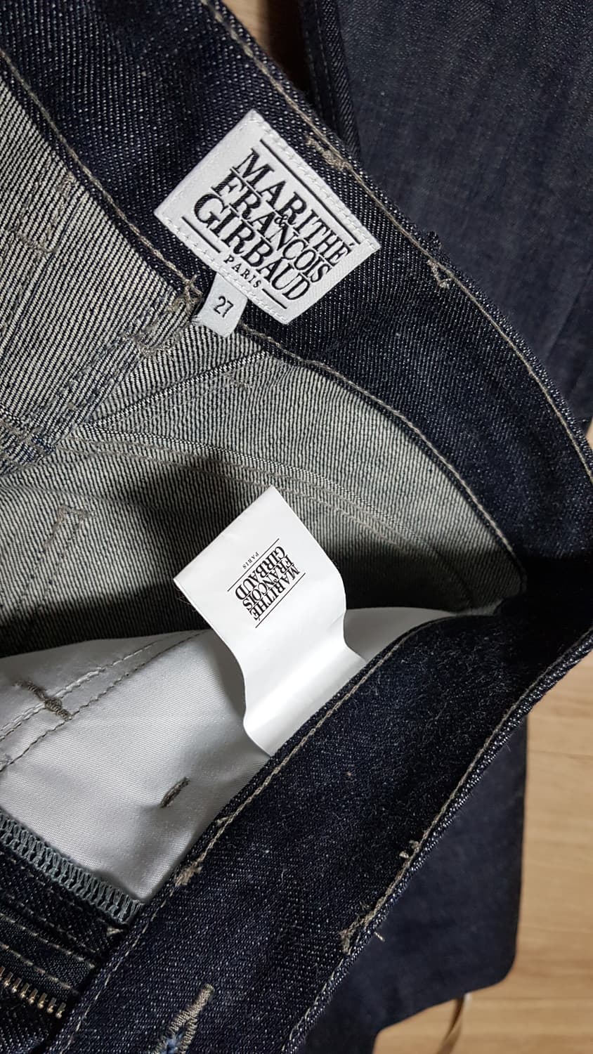 마리떼프랑소와저버 셀비지 생지 다크블루 데님 팬츠 상품이미지8