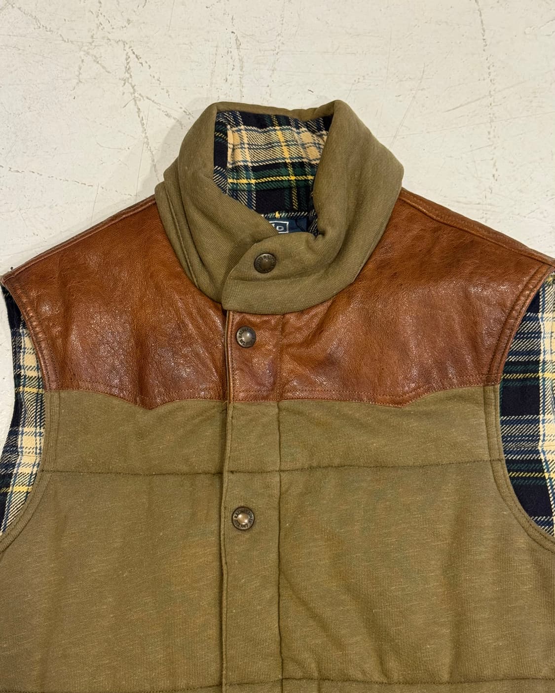 폴로 레더 블렉와치 요크 다운 베스트 상품이미지2