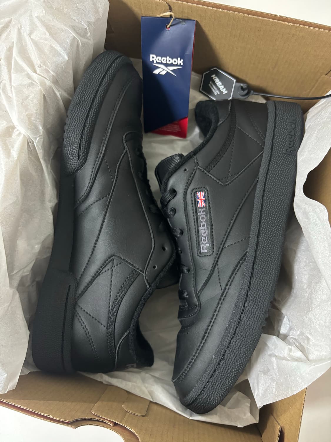 리복 클럽C 85 트리블블랙 상품이미지1