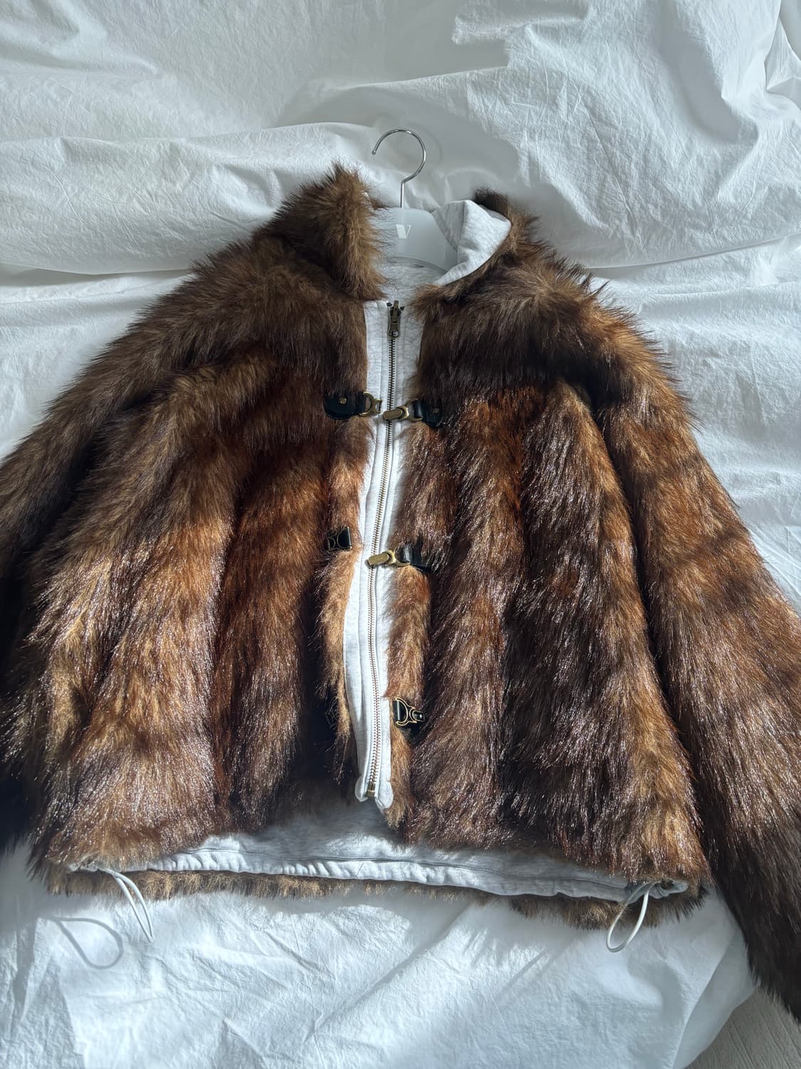 GLOWNY MOOR REVERSIBLE FUR JACKET M 상품이미지5