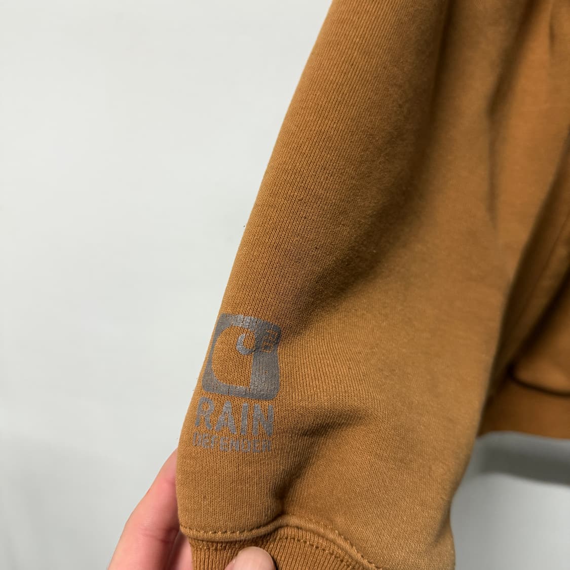 칼하트 레인디펜더 써멀 집업 후디 브라운 상품이미지4