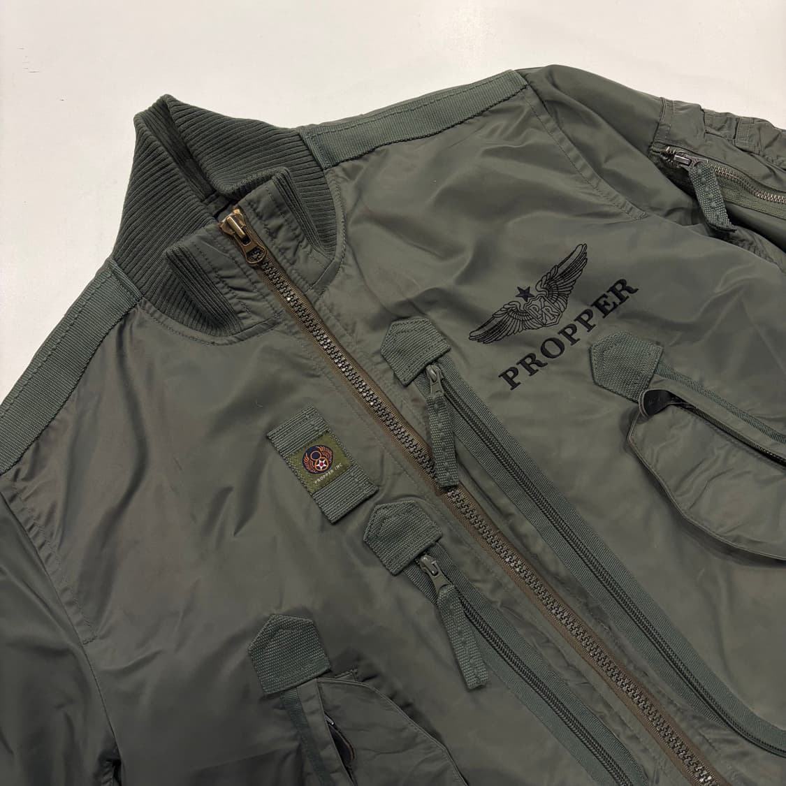 [M] 프로퍼 MA-1 항공 자켓 카키 B672 상품이미지3