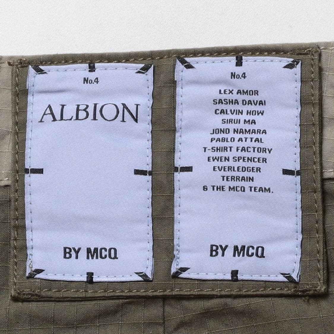 Albion by Mcq Ripstop Tapered Pants
 상품이미지7