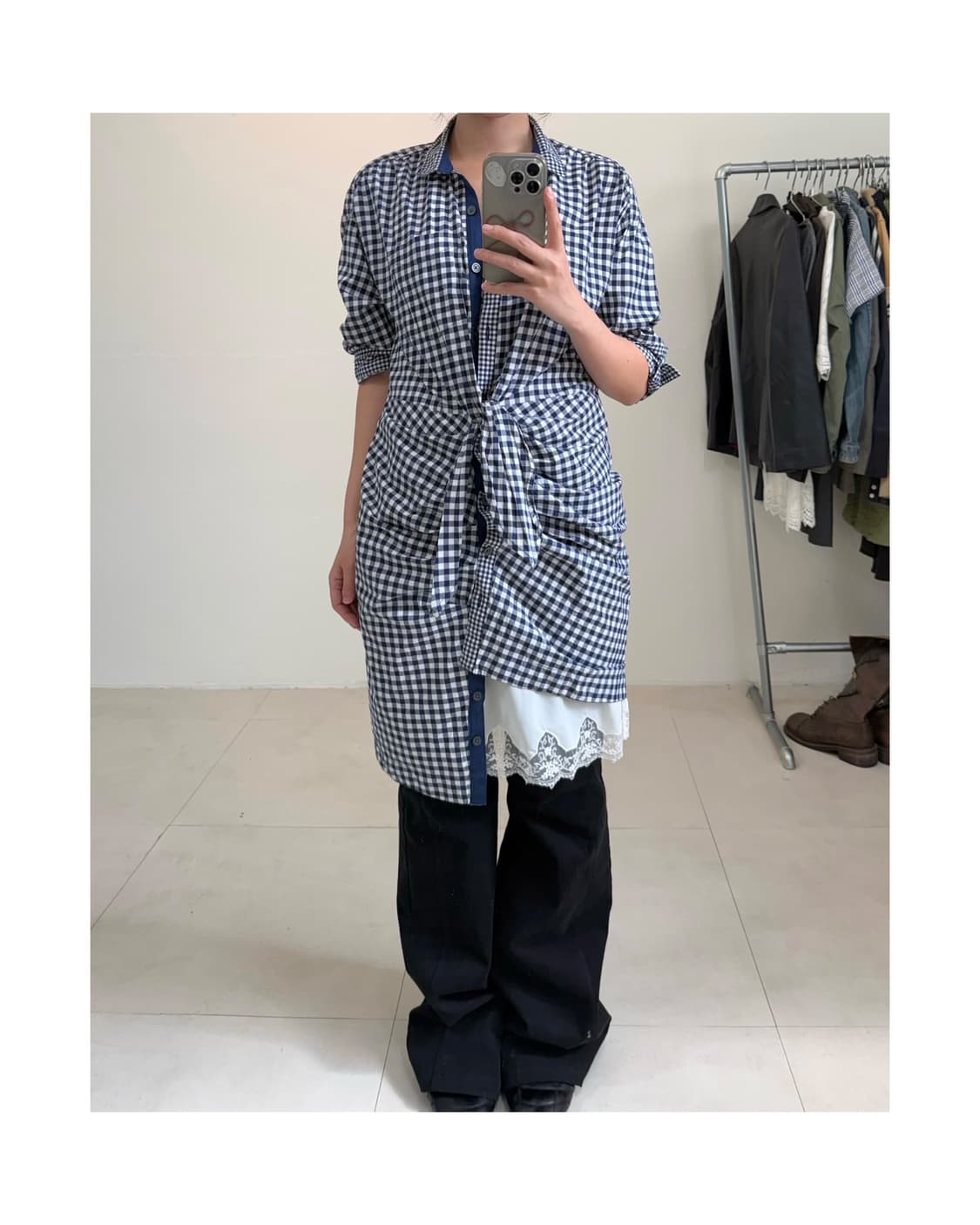 Gap 셔링 원피스 상품이미지5