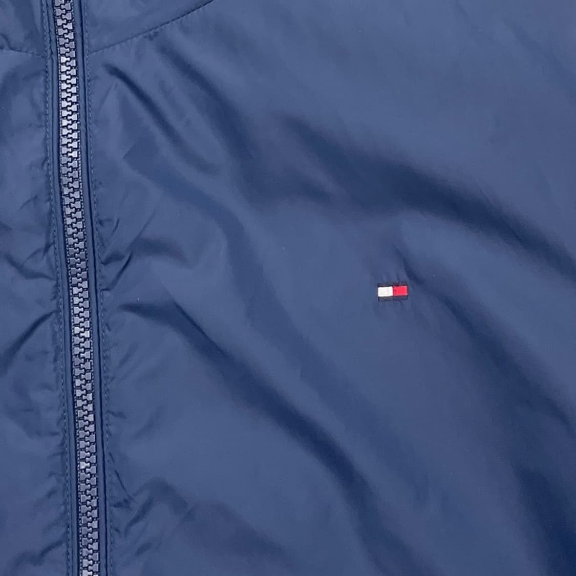 TOMMY HILFIGER 배색 후드 바람막이 네이비 176 상품이미지2