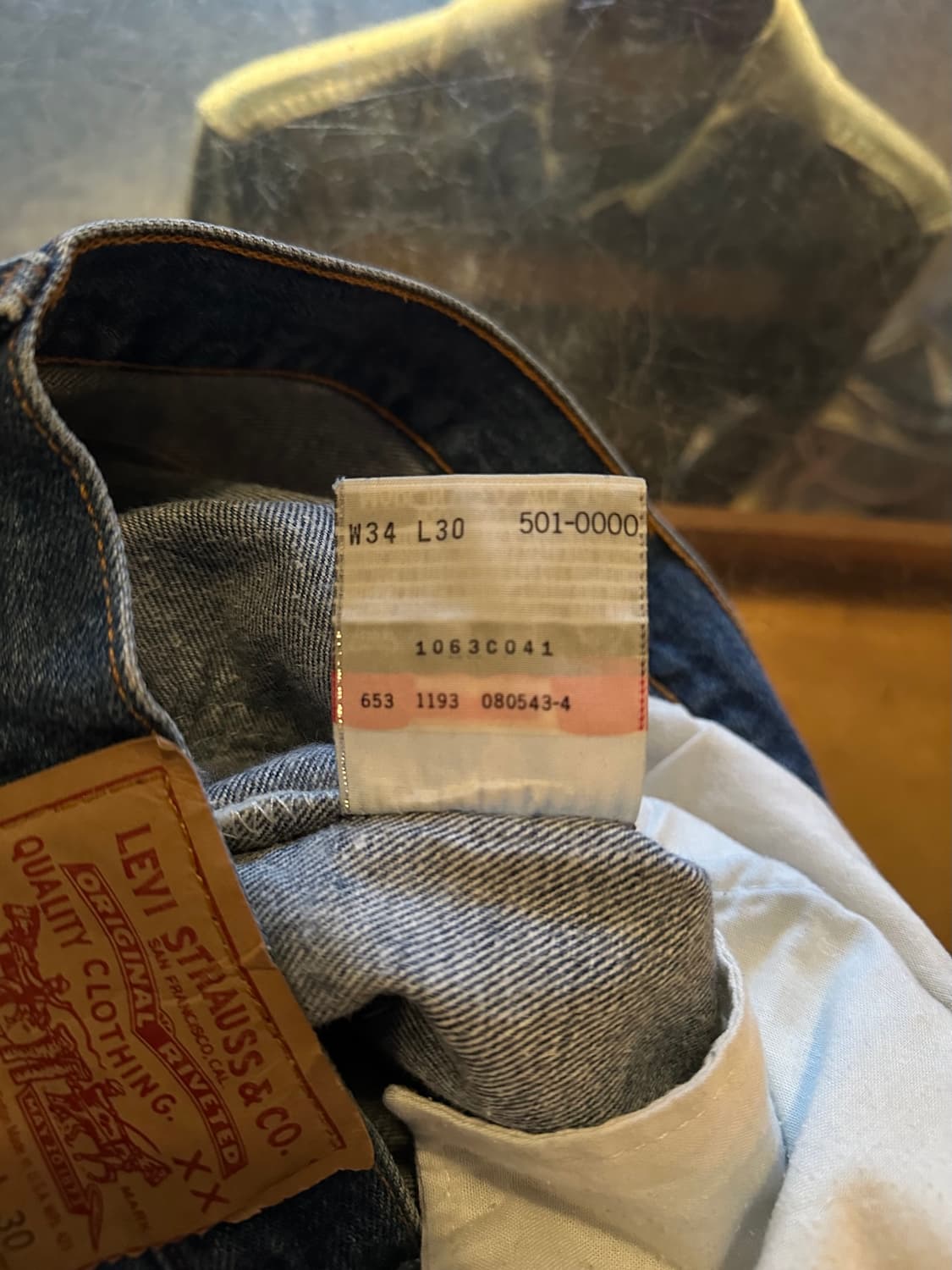 90s USA 빈티지 리바이스 501XX 데님 팬츠 상품이미지7