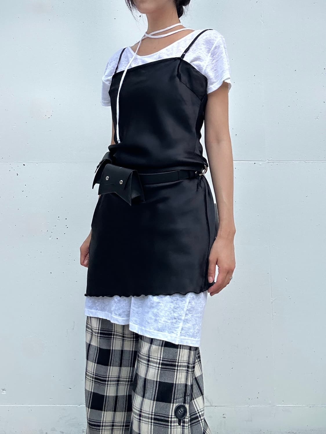 Satin slip ops / black 상품이미지6