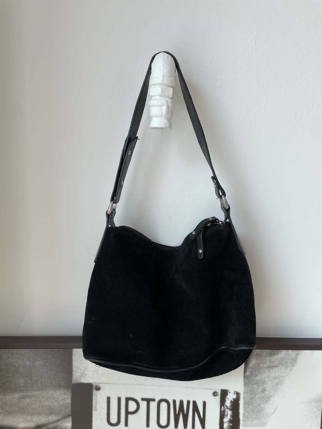 VINTAGE Suede shoulder bag 상품이미지1