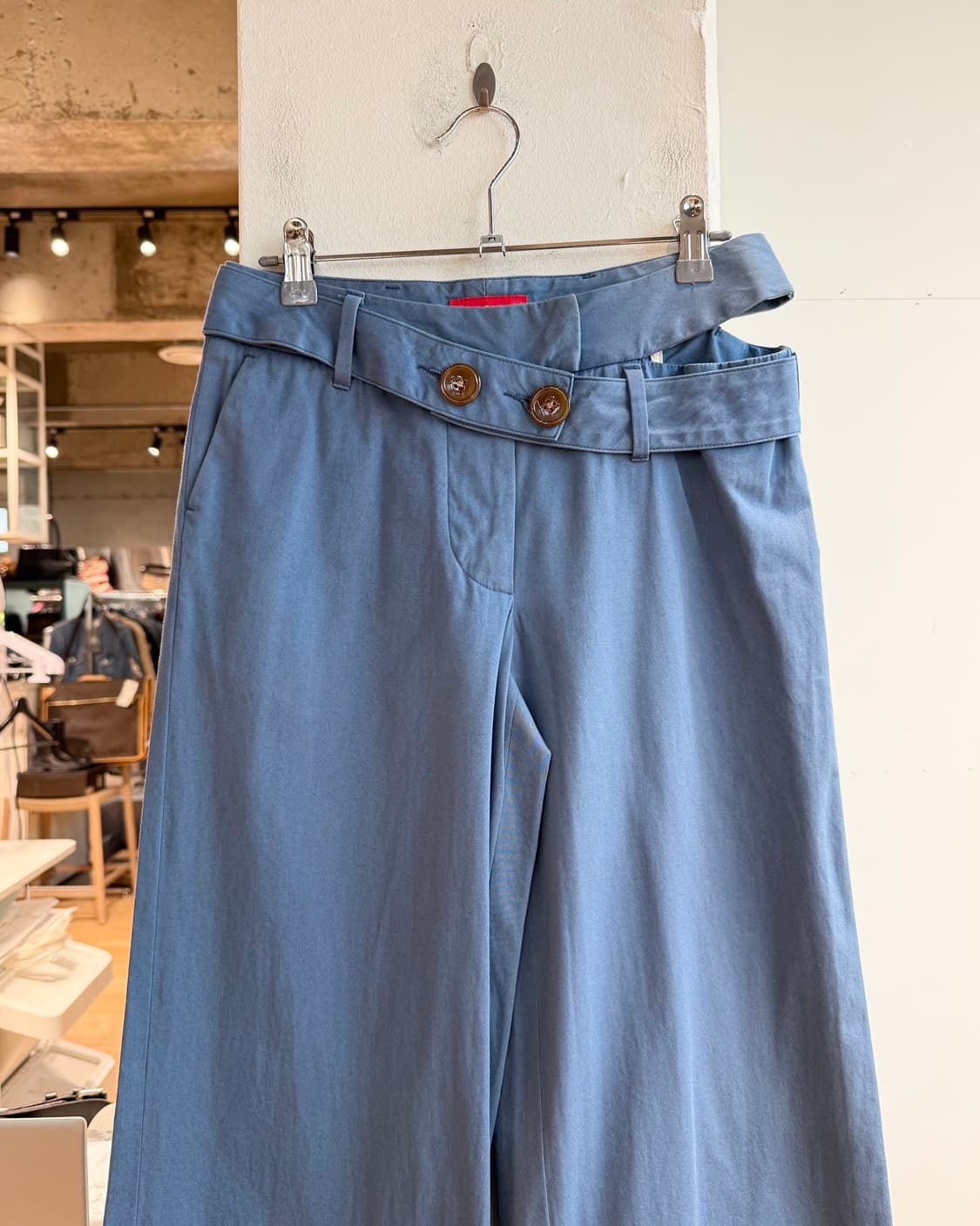 비비안 웨스트우드 블루 컷아웃 팬츠 상품이미지3