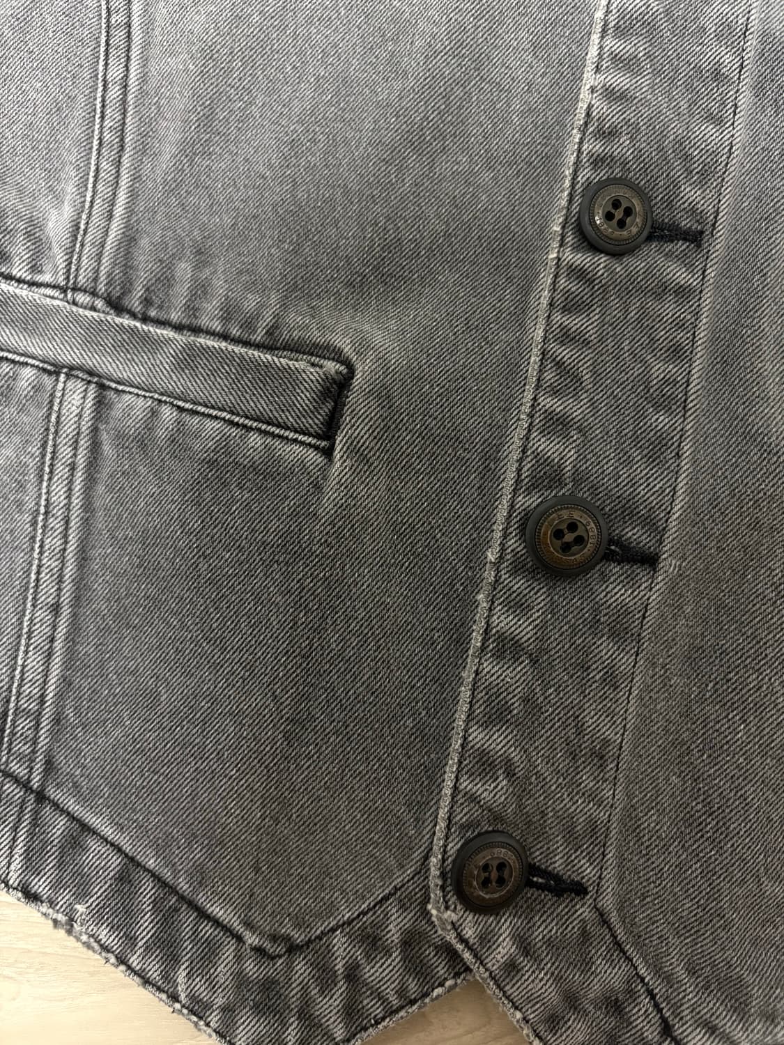 80년도 Lee 빈티지 워크 베스트, 데님 조끼 상품이미지3