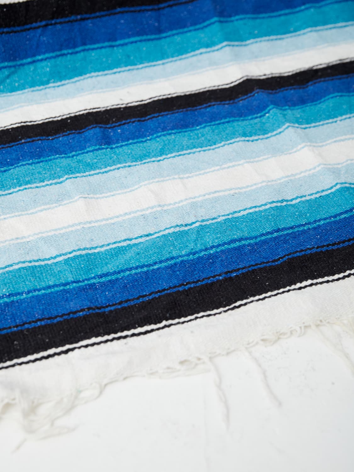 Vintage Mexican rug(aztec_blue) 상품이미지5