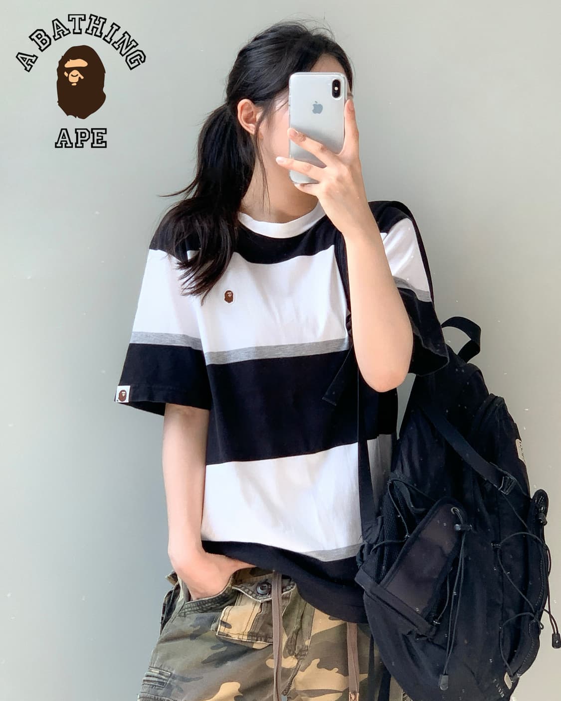 베이프 반팔티 상품이미지2