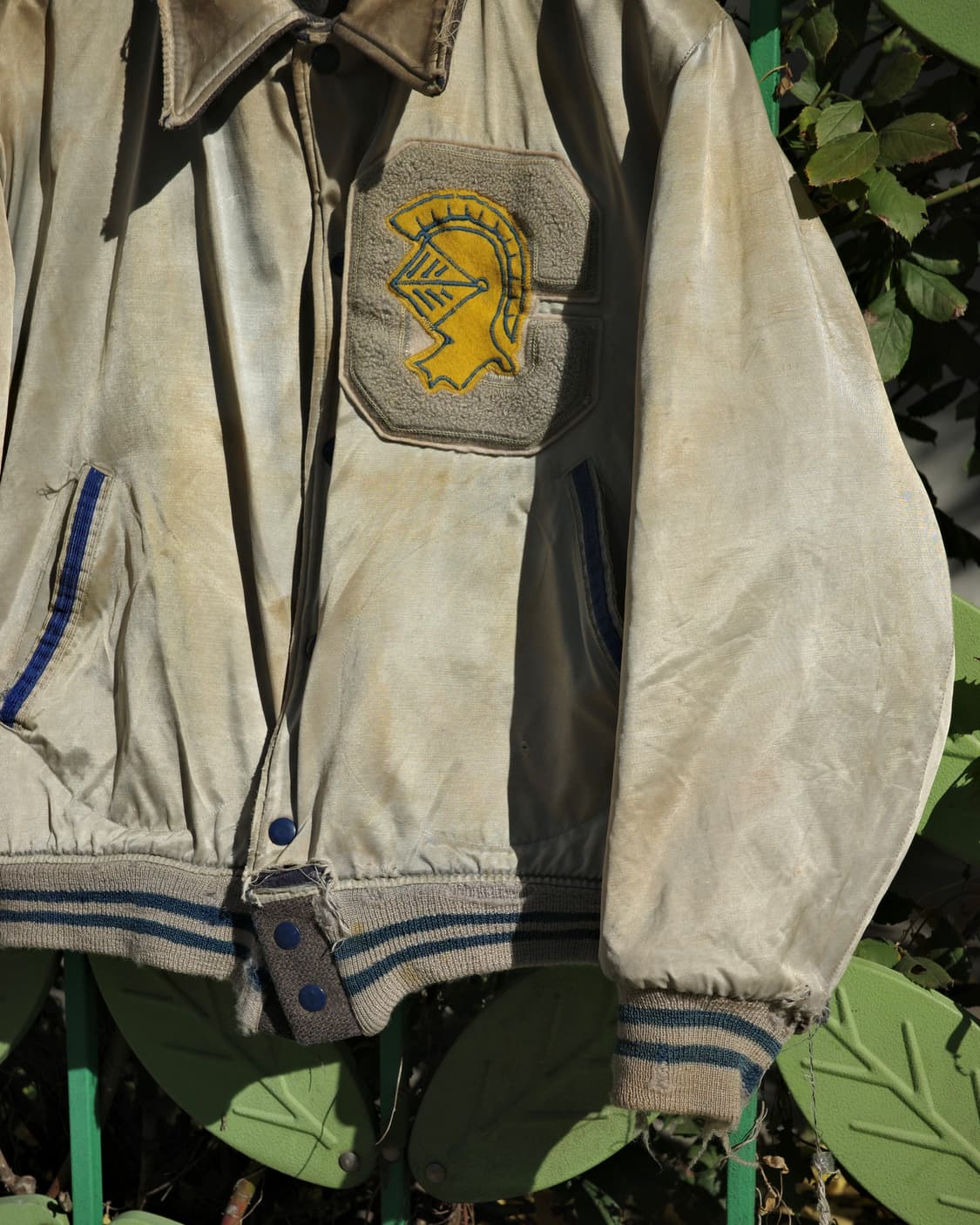 50‘s 리버시블 디스트레스드 레터맨 자켓 상품이미지3