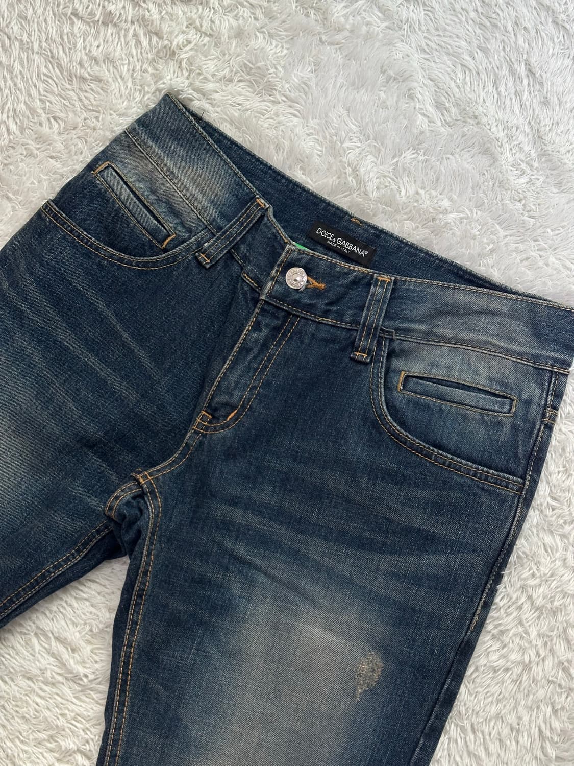 돌체앤가바나 데미지 워싱 청바지 48사이즈 상품이미지1