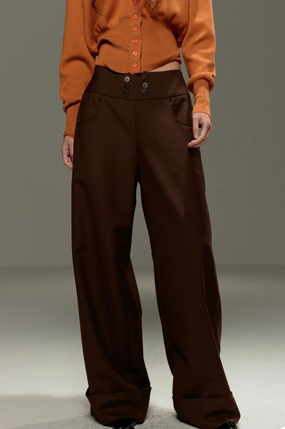 Testmechanism chestunt wide pants 상품이미지2