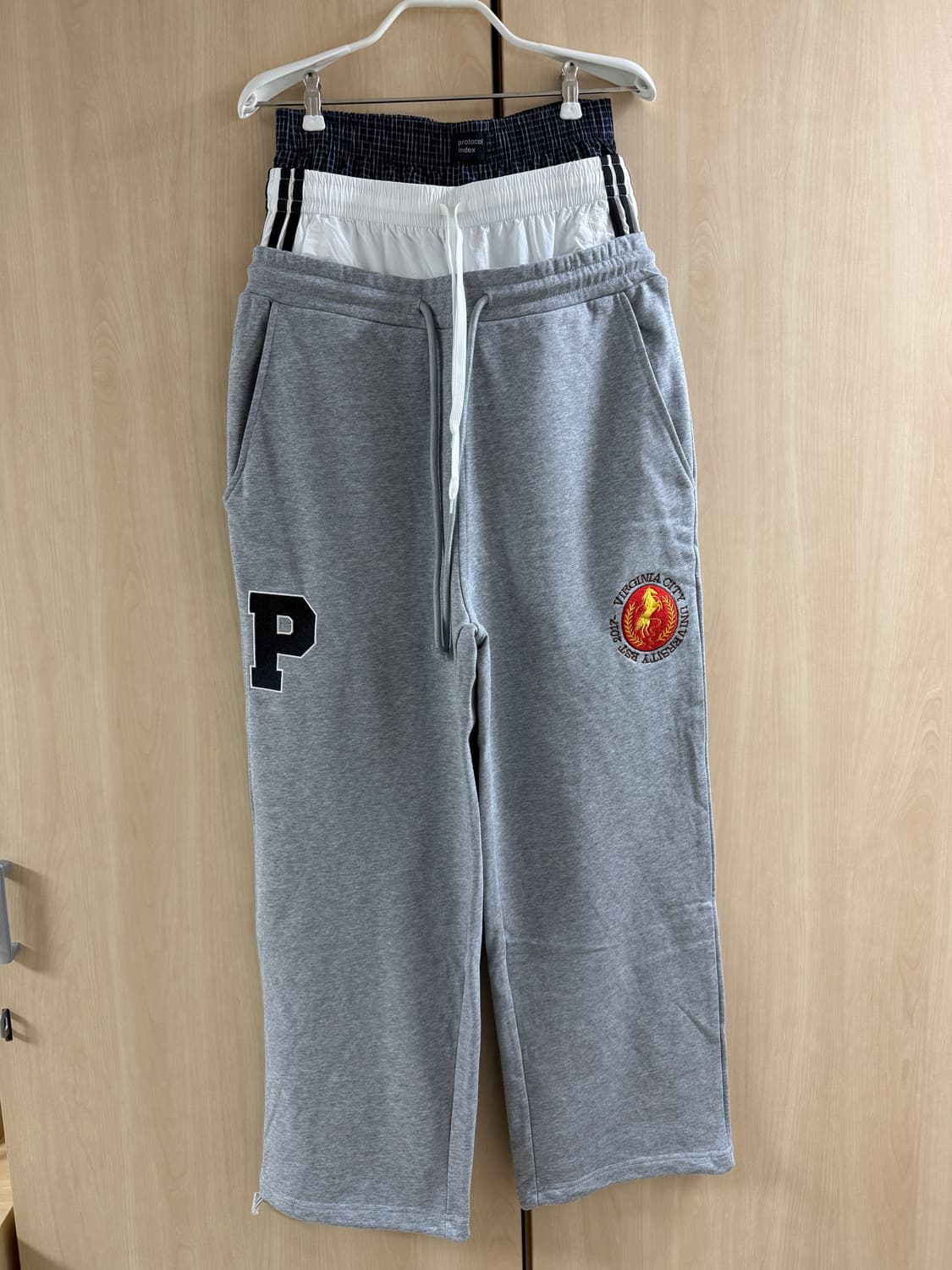 프로토콜 인덱스 반디 더 핑크 3 레이어드 스웨트팬츠 상품이미지1