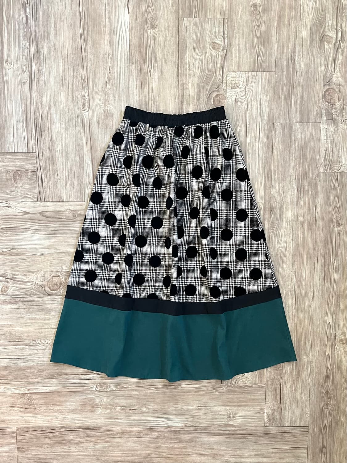 axes 도트 밴딩 스커트 상품이미지1