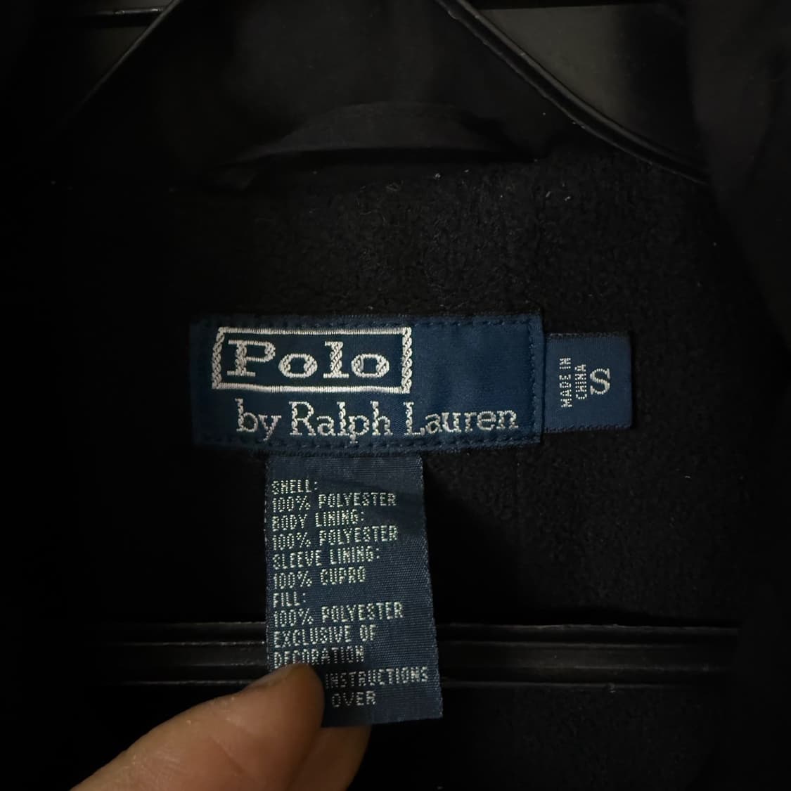 폴로 랄프로렌 기모 페리 블루종 자켓 상품이미지6