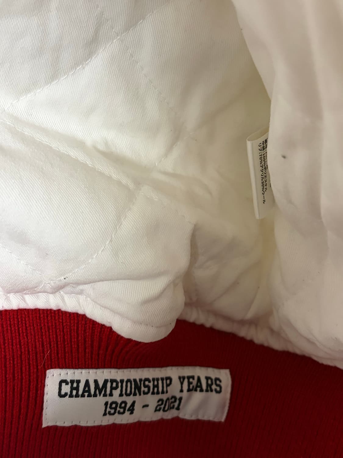 슈프림 미첼엔네스 사틴 바시티 자켓  상품이미지5