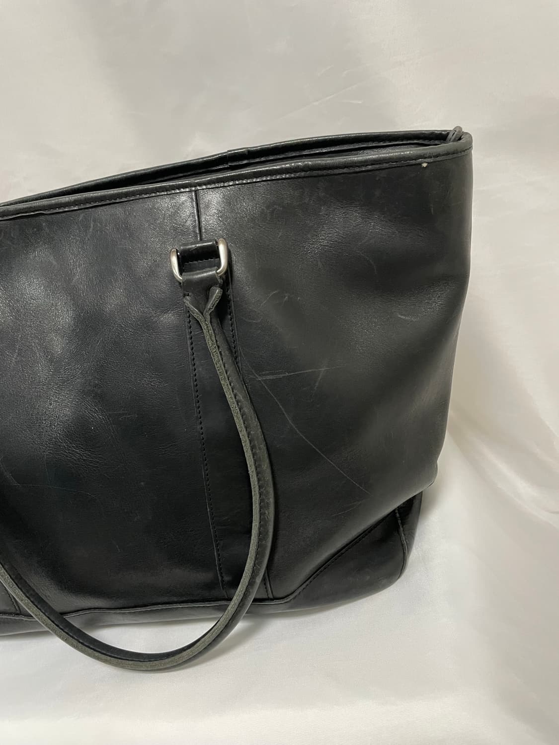 [D.O Archives] 90s 엘엘빈 토트백 라지 - 블랙 레더 상품이미지3