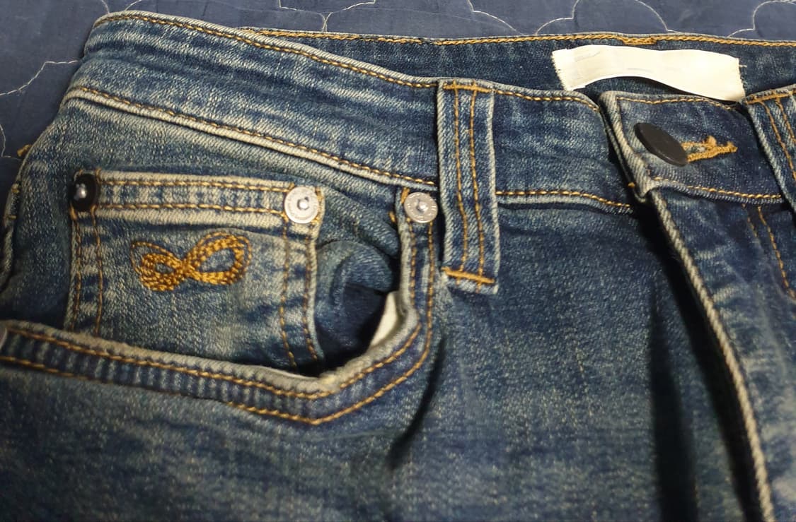 플랙 빈티지워싱 ISKO원단 NEU KURZ 슬림핏 데님팬츠 (M) 상품이미지2