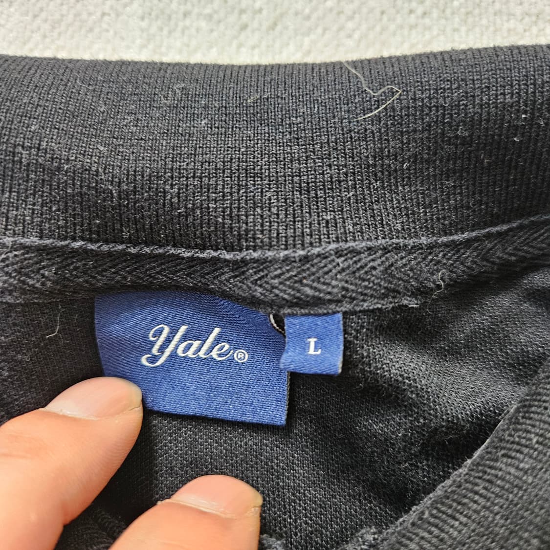 L 예일 오버핏 퀵 드라이 카라 반팔티 0409Y 상품이미지3