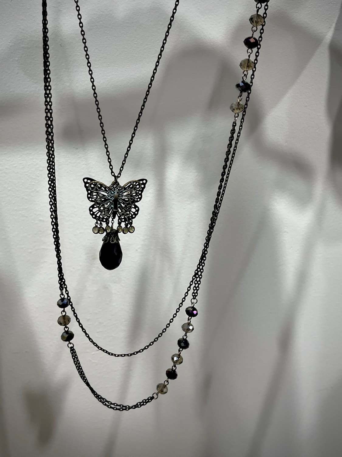 오즈온 레이어드 디테일 버터플라이 목걸이 상품이미지5