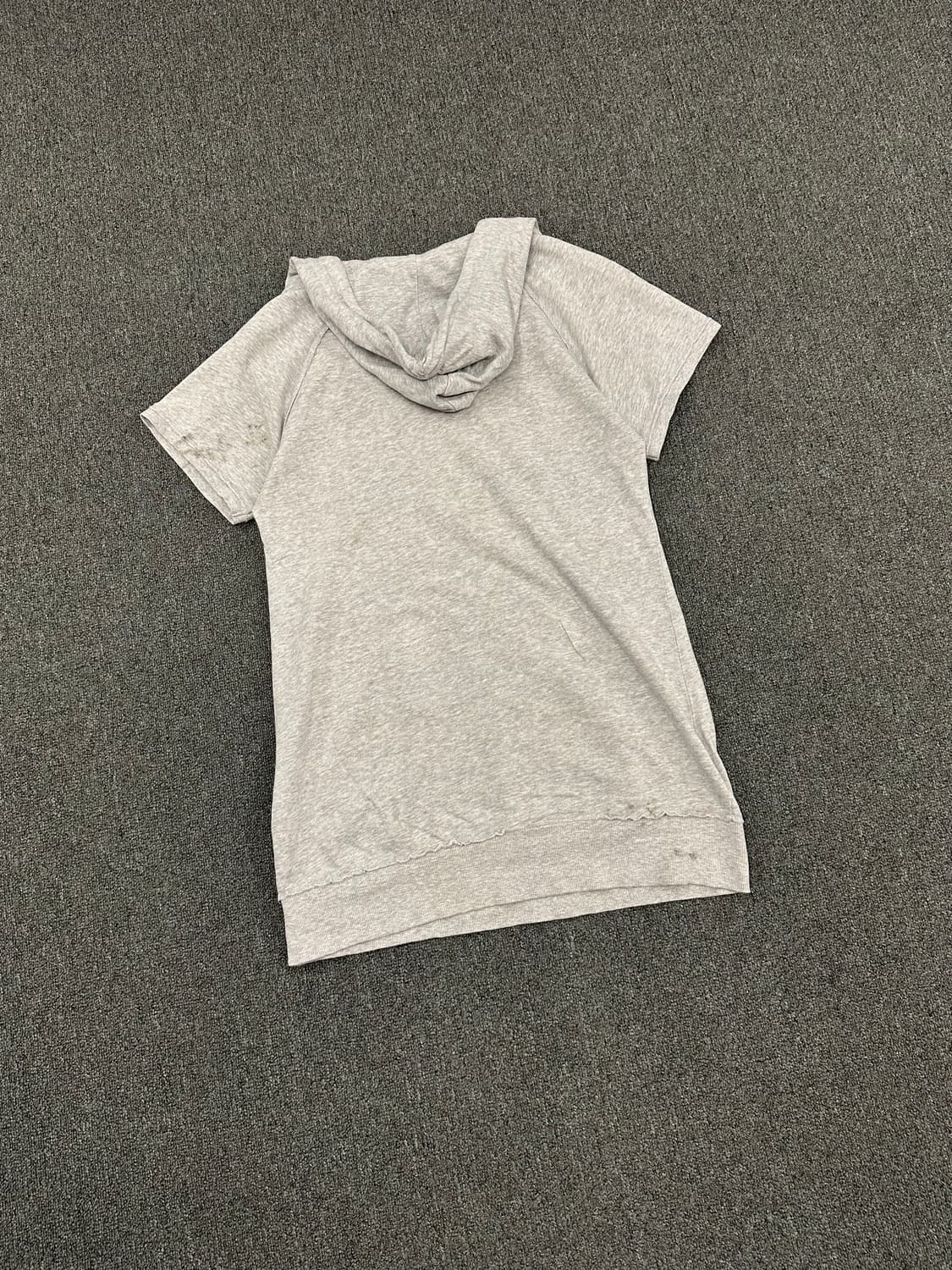 L)Petitreitre 빈티지 레터링 프린팅 반팔 후드 원피스 상품이미지7