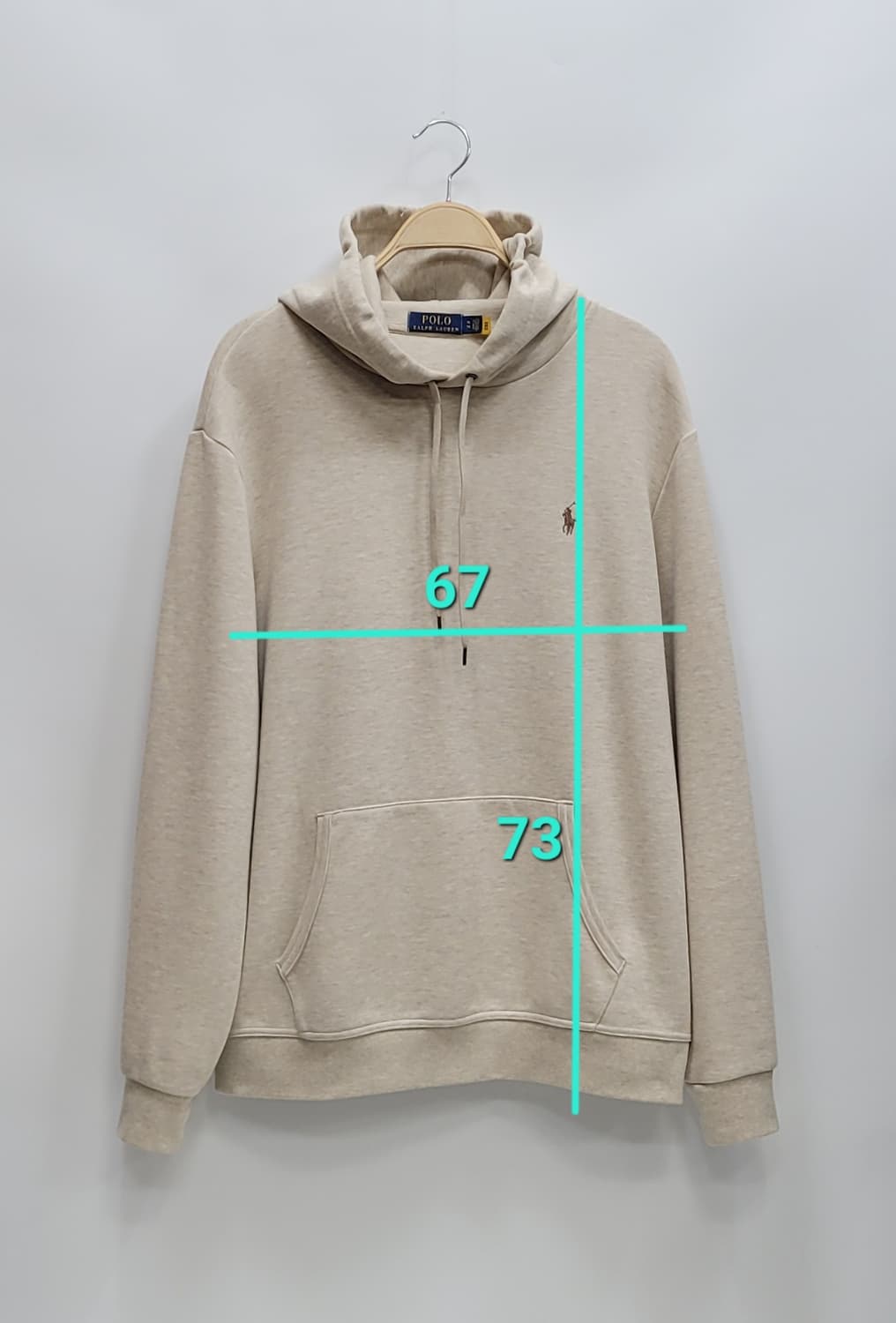 POLO 21FW 폴로 랄프로렌 오트밀 후드 티셔츠 / 남 XL
 상품이미지10