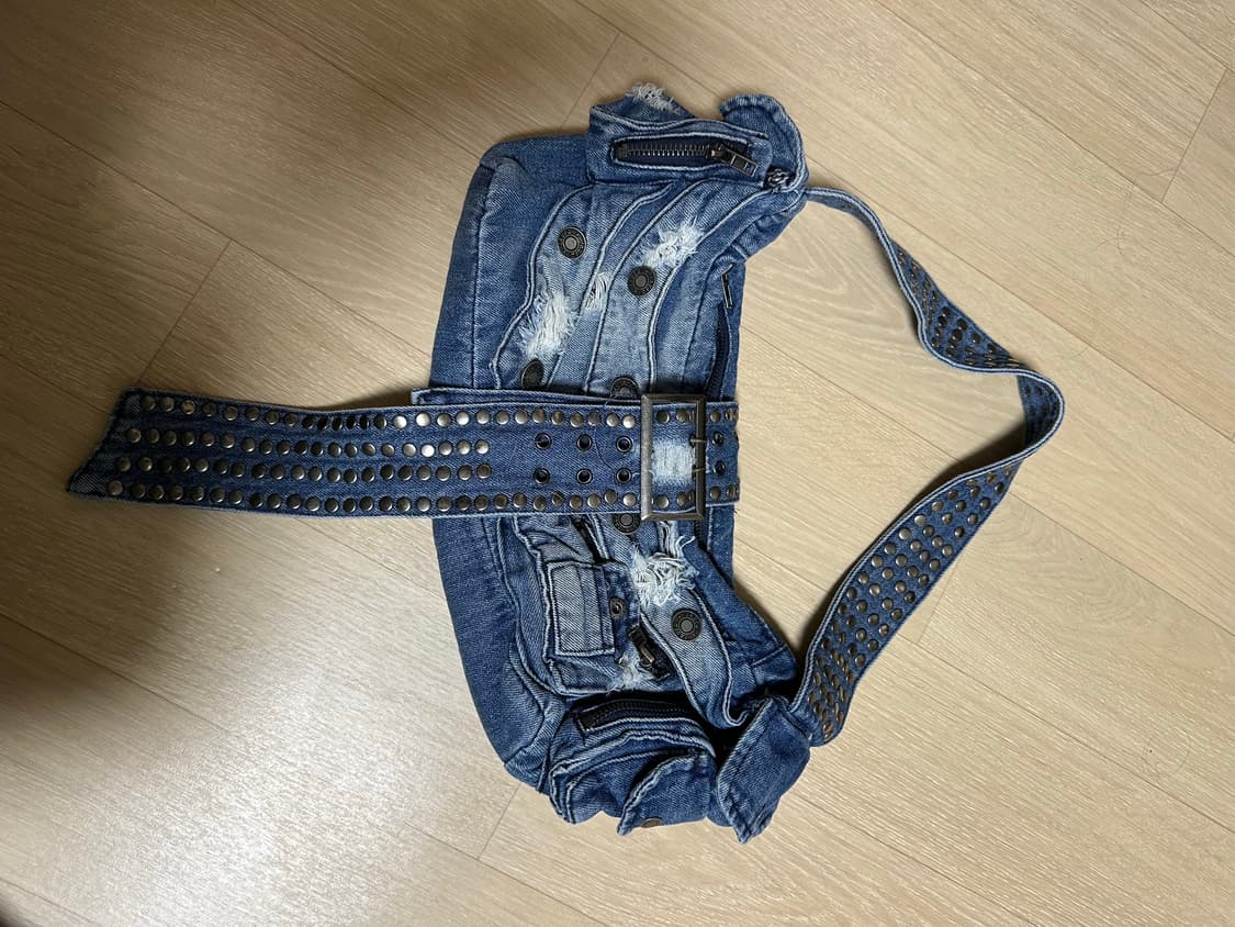 Jaded London 벨트 데님 숄더백 상품이미지1