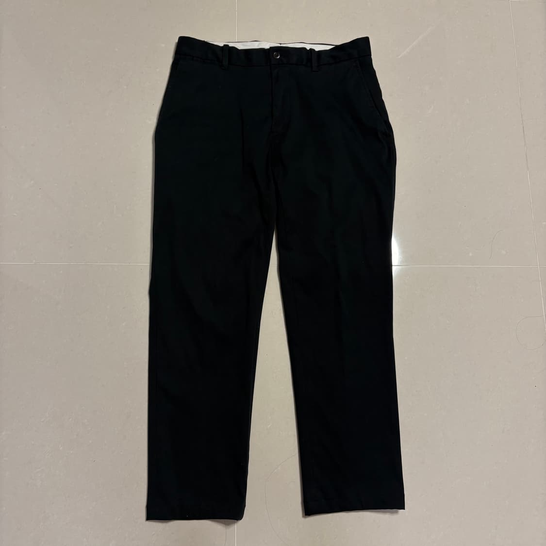 정품 폴로 랄프로렌 블랙 치노팬츠 스판 면바지 30인치 상품이미지3
