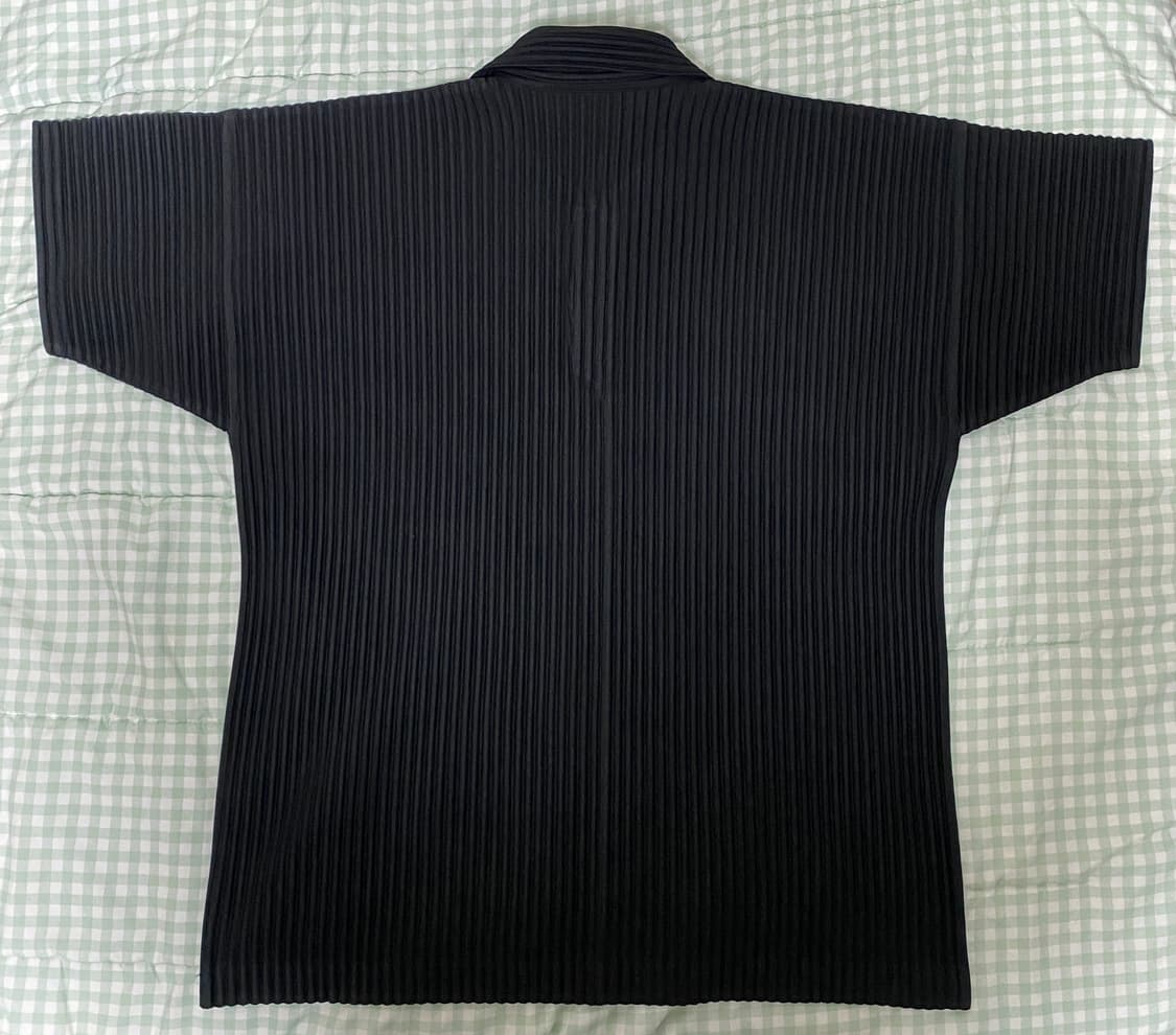 옴므플리세 베이직 카라티 블랙 4 상품이미지3