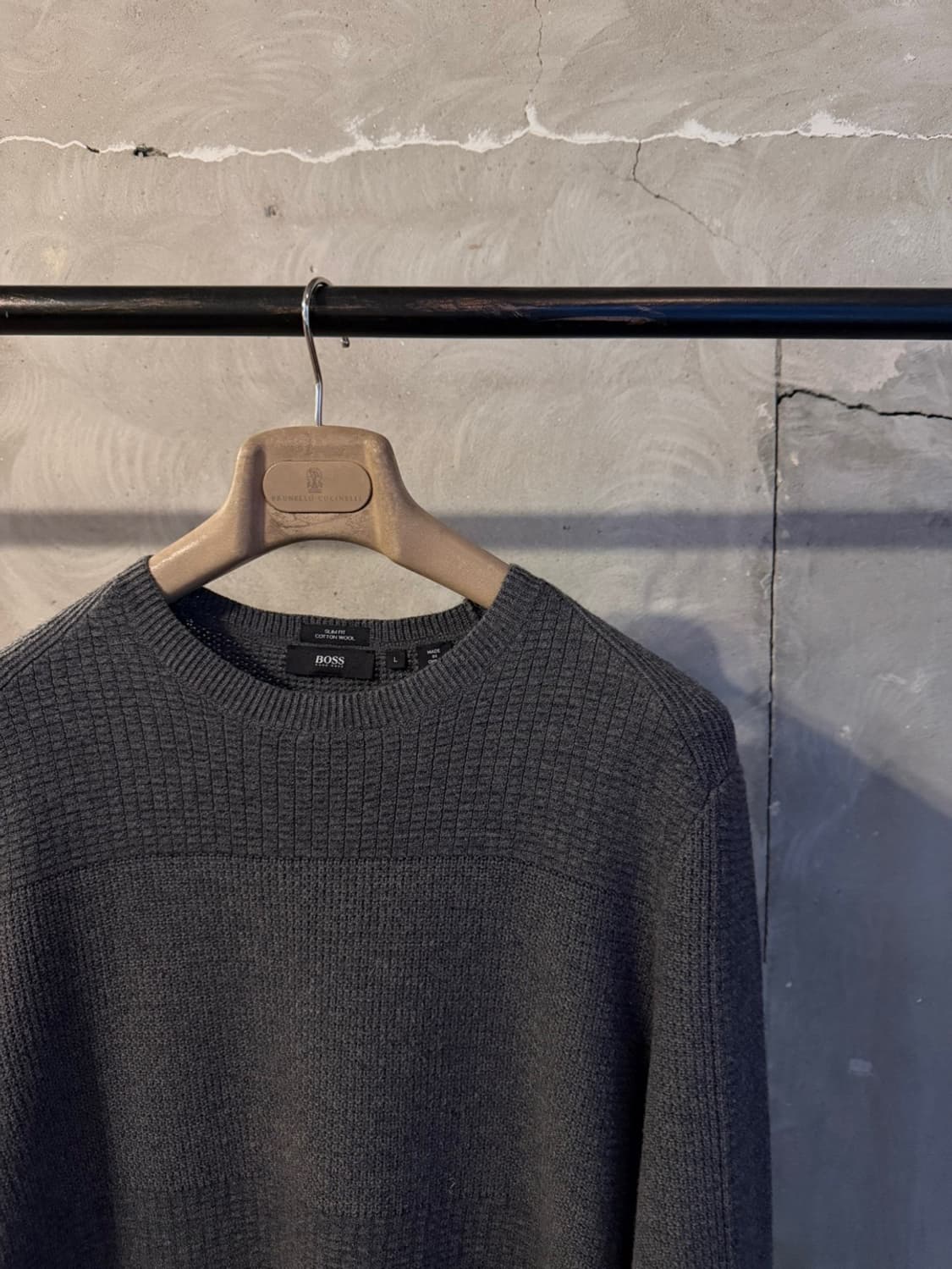 휴고보스 블랙라벨 크루넥 니트 100 상품이미지4