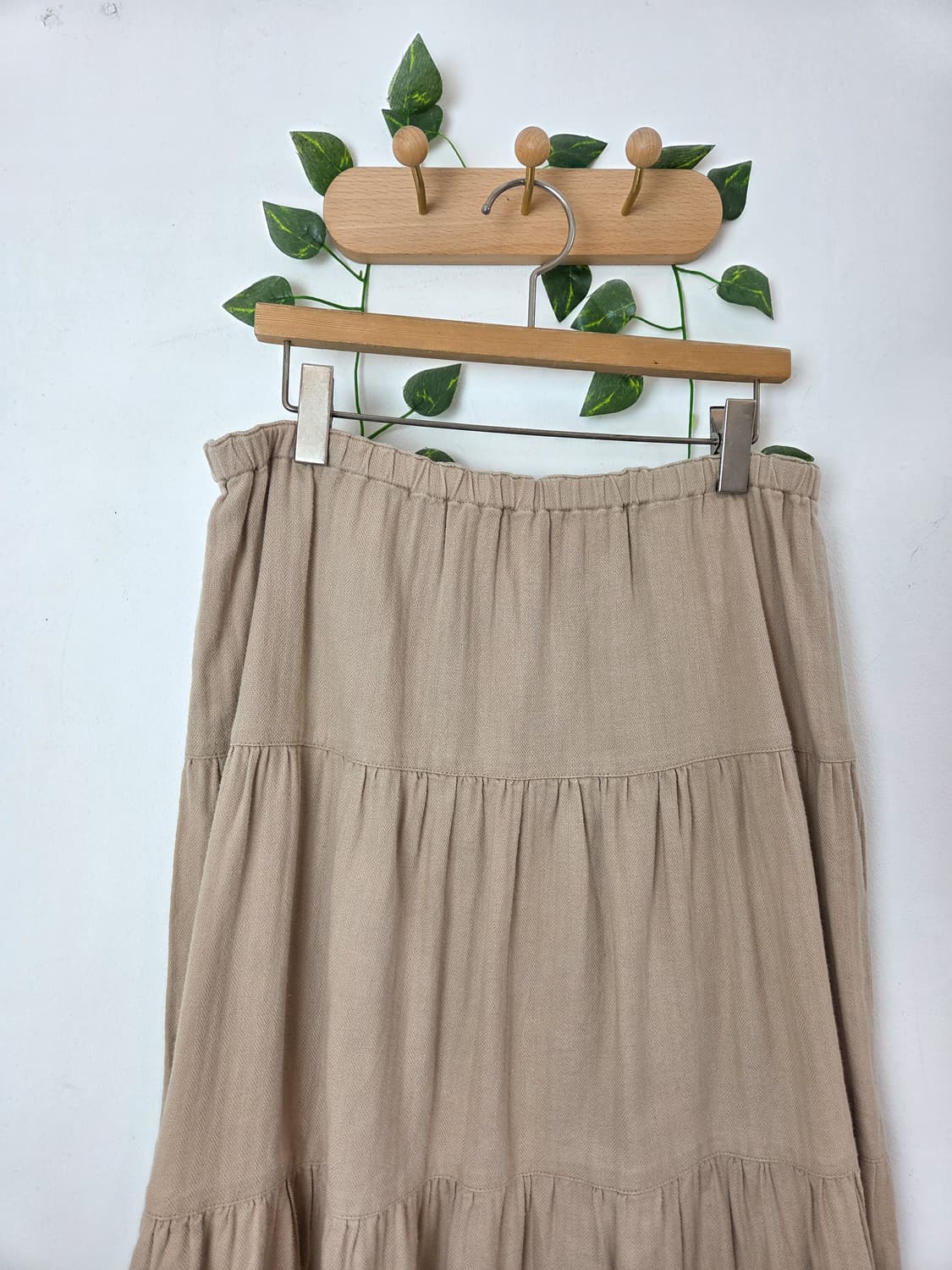 베이지 캉캉 스커트 상품이미지2