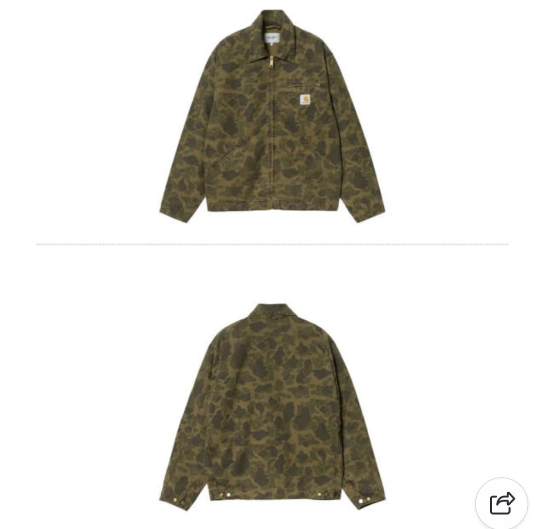 [S] 칼하트wip 디트로이트 자켓 카모 상품이미지2