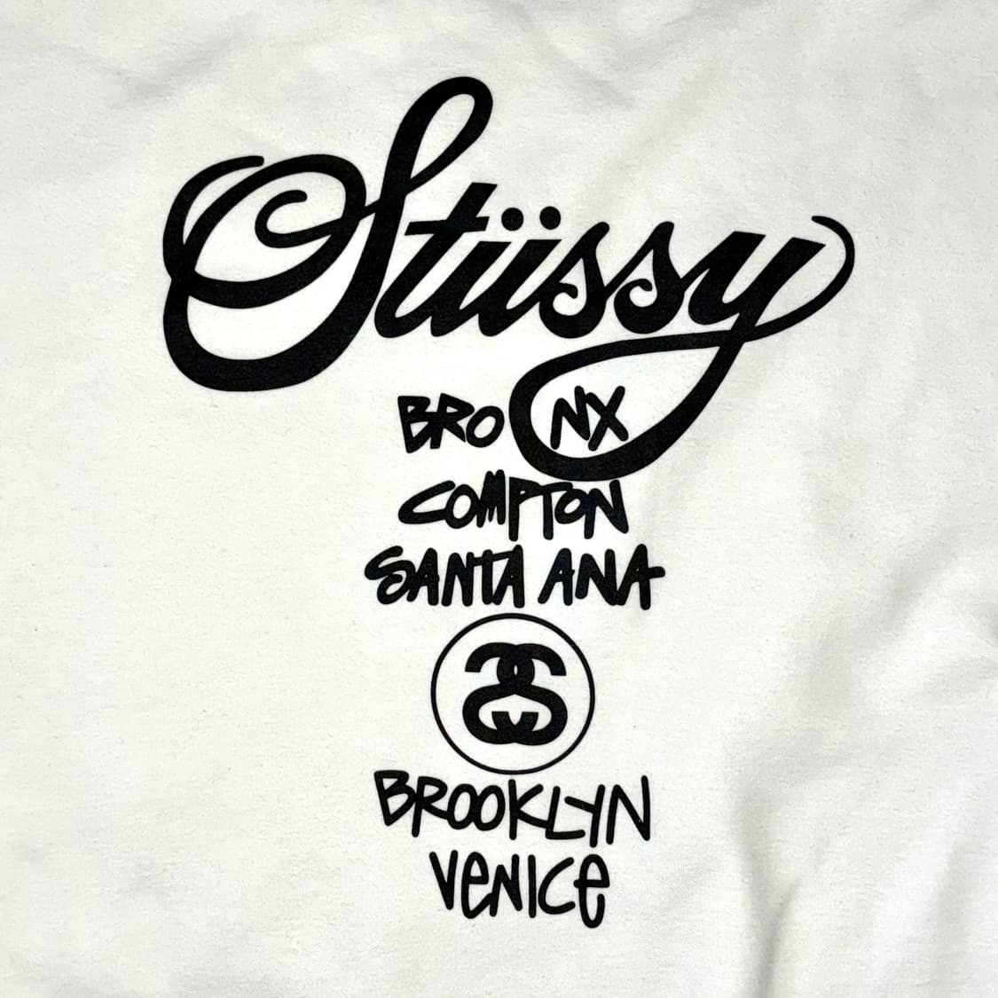 스투시 화이트 맨투맨 XL 상품이미지5