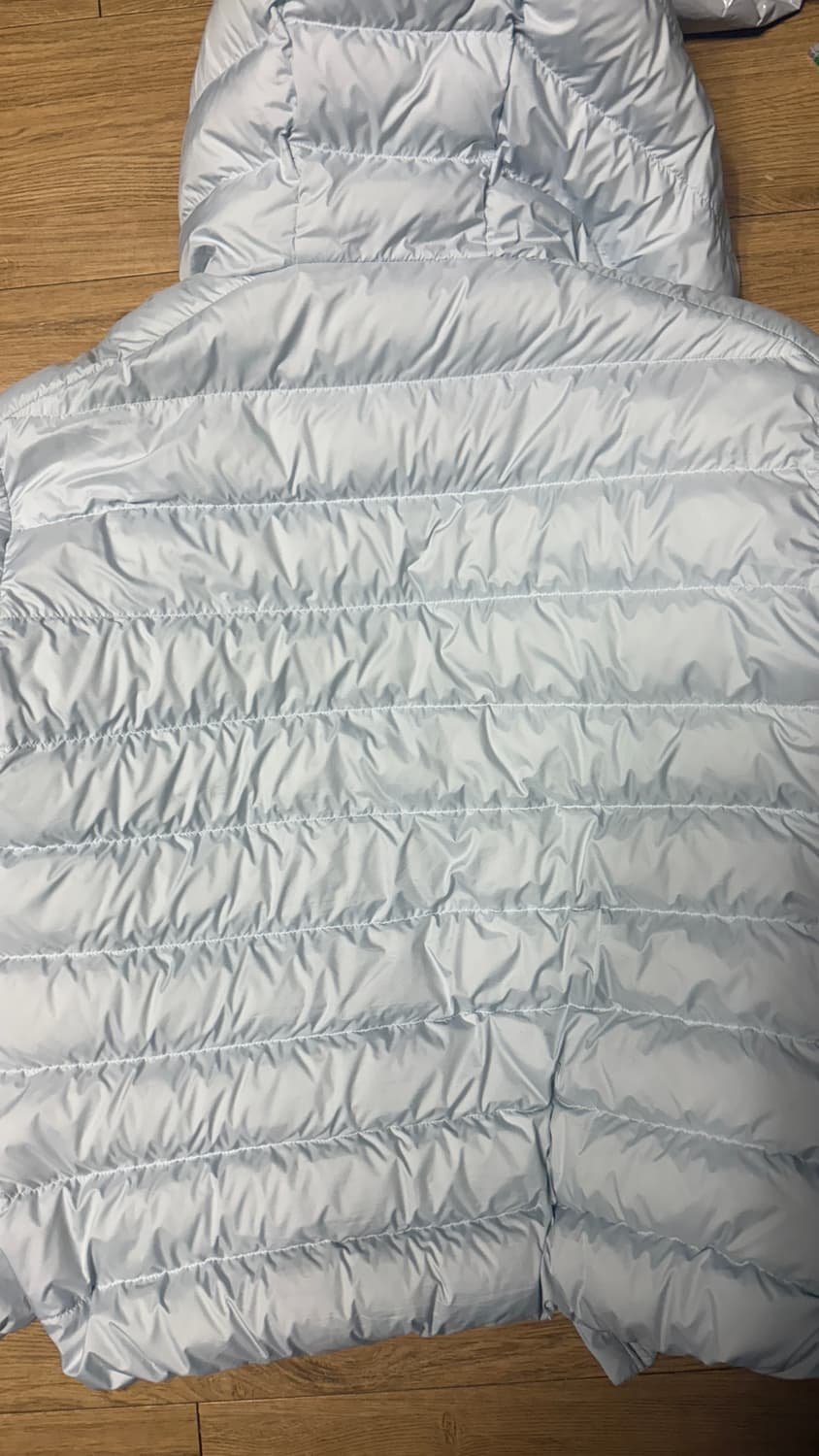 무신사 스탠다드 시티 레저 후드 라이트 다운 자켓 클라우디 블루 상품이미지2